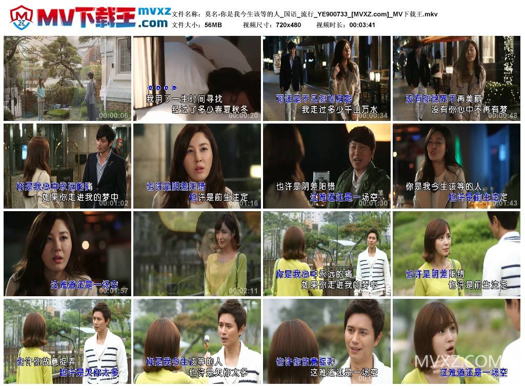 莫名-你是我今生该等的人_国语_流行_YE900733